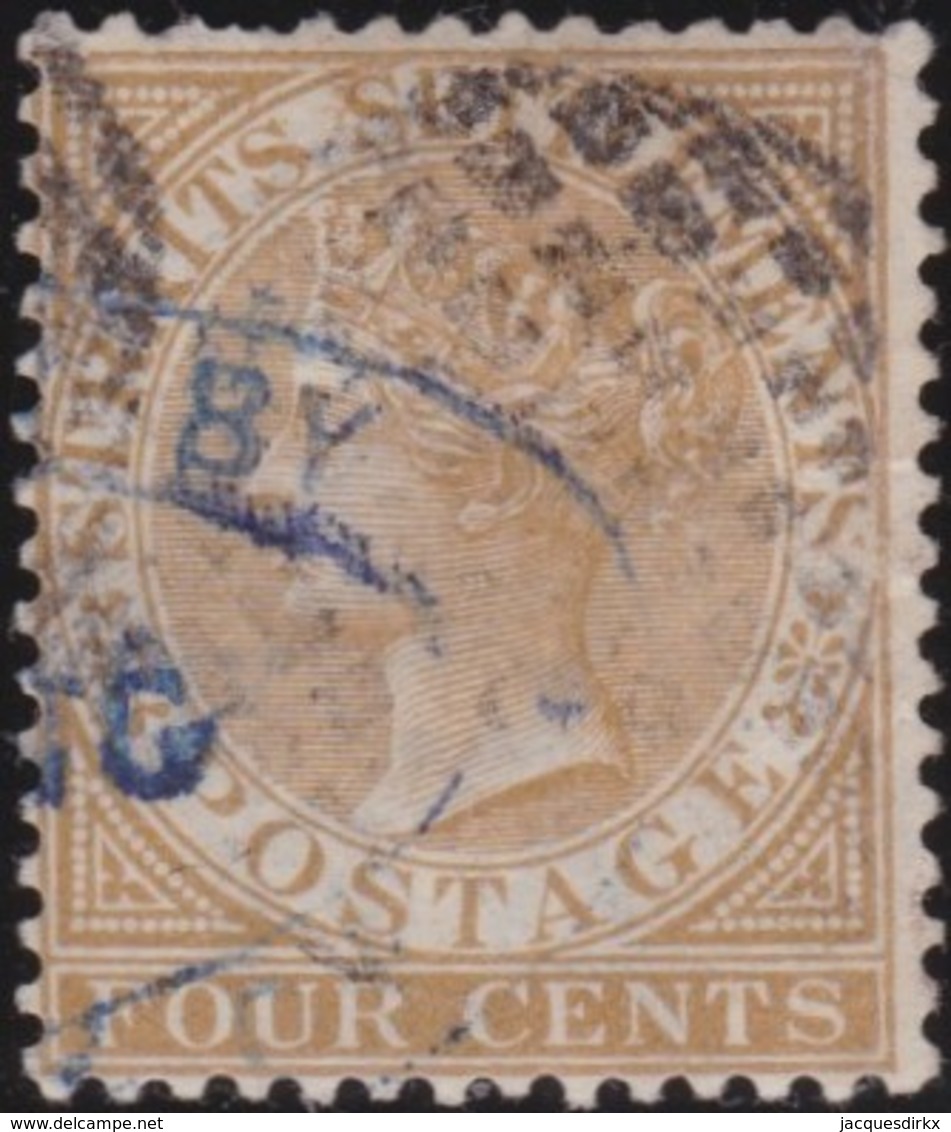 Straits Settlements   .   SG     .    64        .      O         .     Cancelled      .   /    .  Gebruikt - Straits Settlements