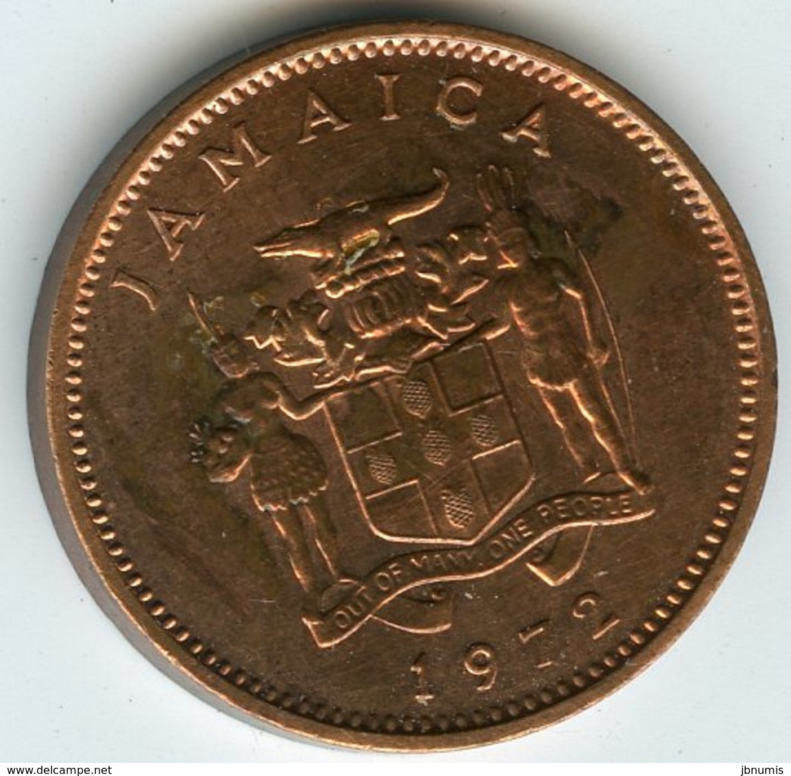 Jamaique Jamaica 1 Cent 1972 FAO KM 52 - Jamaique