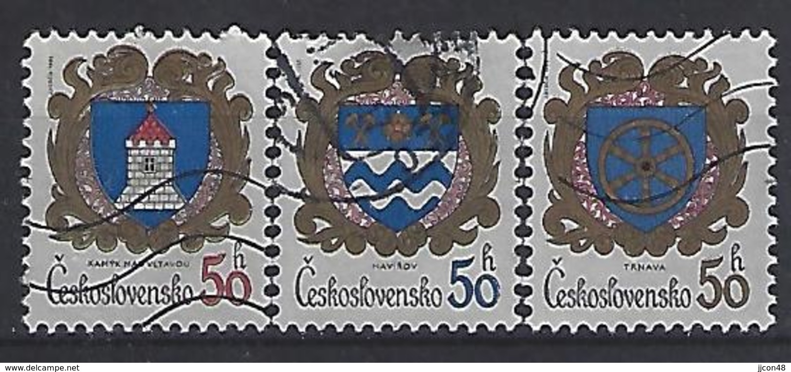 Czechoslovakia 1985  Arms (o) Mi.2797-2799 - Used Stamps