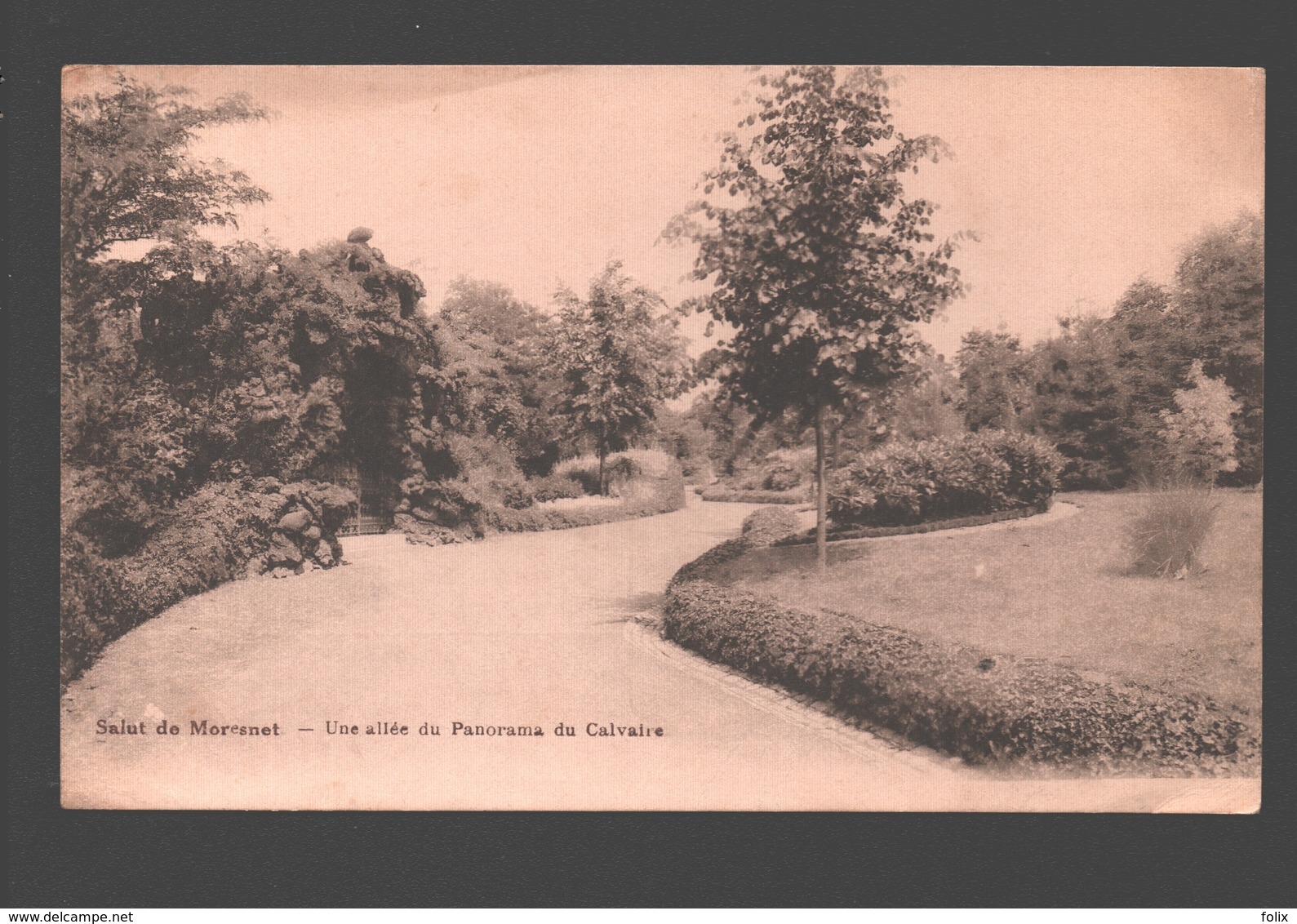 Moresnet - Salut De Moresnet - Une Allée Du Panorama Du Calvaire - éd. Mostert - Willems, Moresnet - Plombières