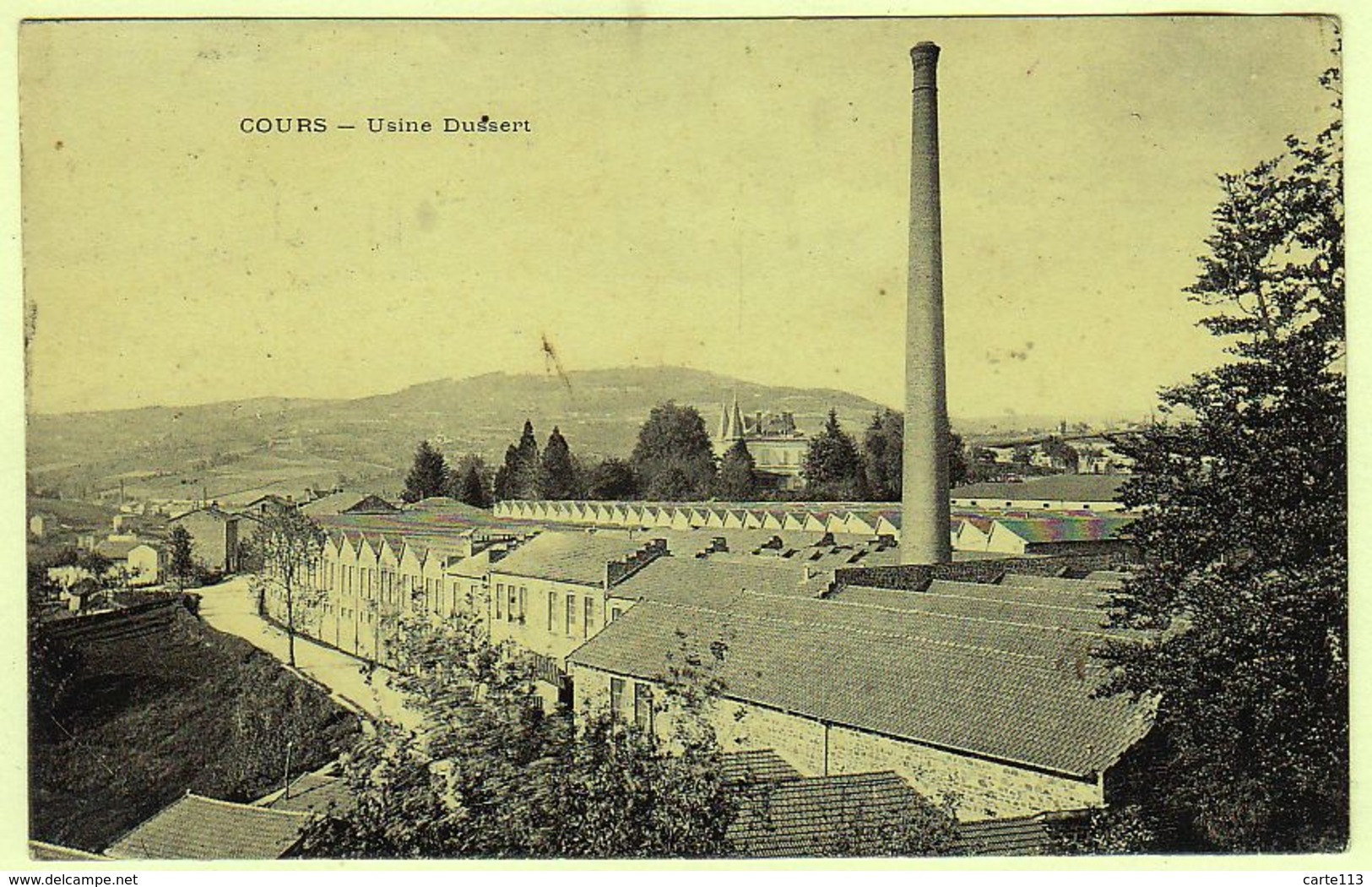 69 - B19420CPA - COURS - Usine DUSSERT - Très Bon état - RHONE - Other & Unclassified