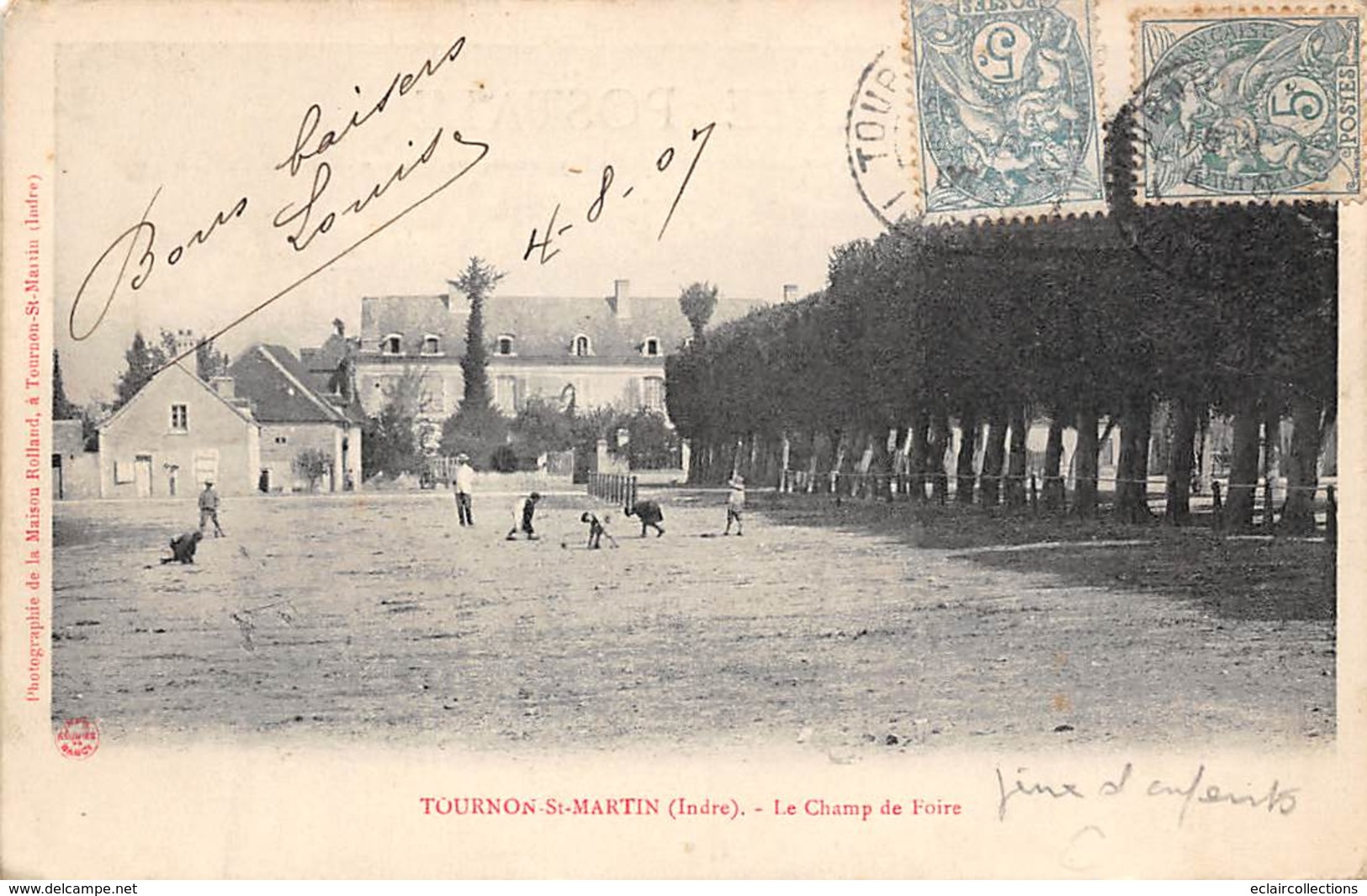 Tournon Saint Martin          36       Champ De Foire. Jeux D'enfants ??       (voir Scan) - Altri & Non Classificati