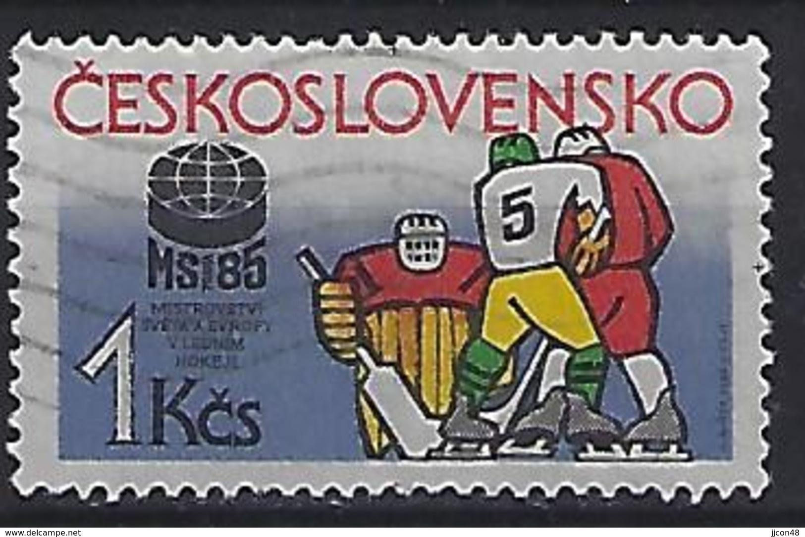 Czechoslovakia 1985  Ice Hockey Championships (o) Mi.2810 - Used Stamps