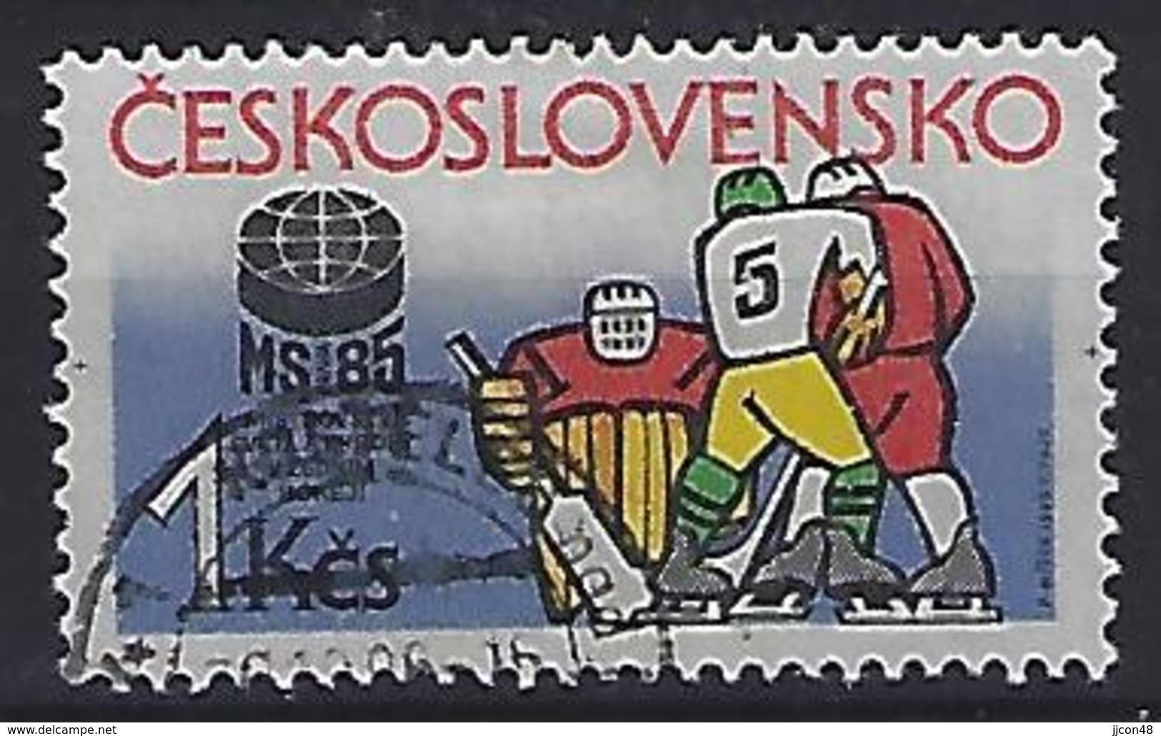 Czechoslovakia 1985  Ice Hockey Championships (o) Mi.2810 - Used Stamps