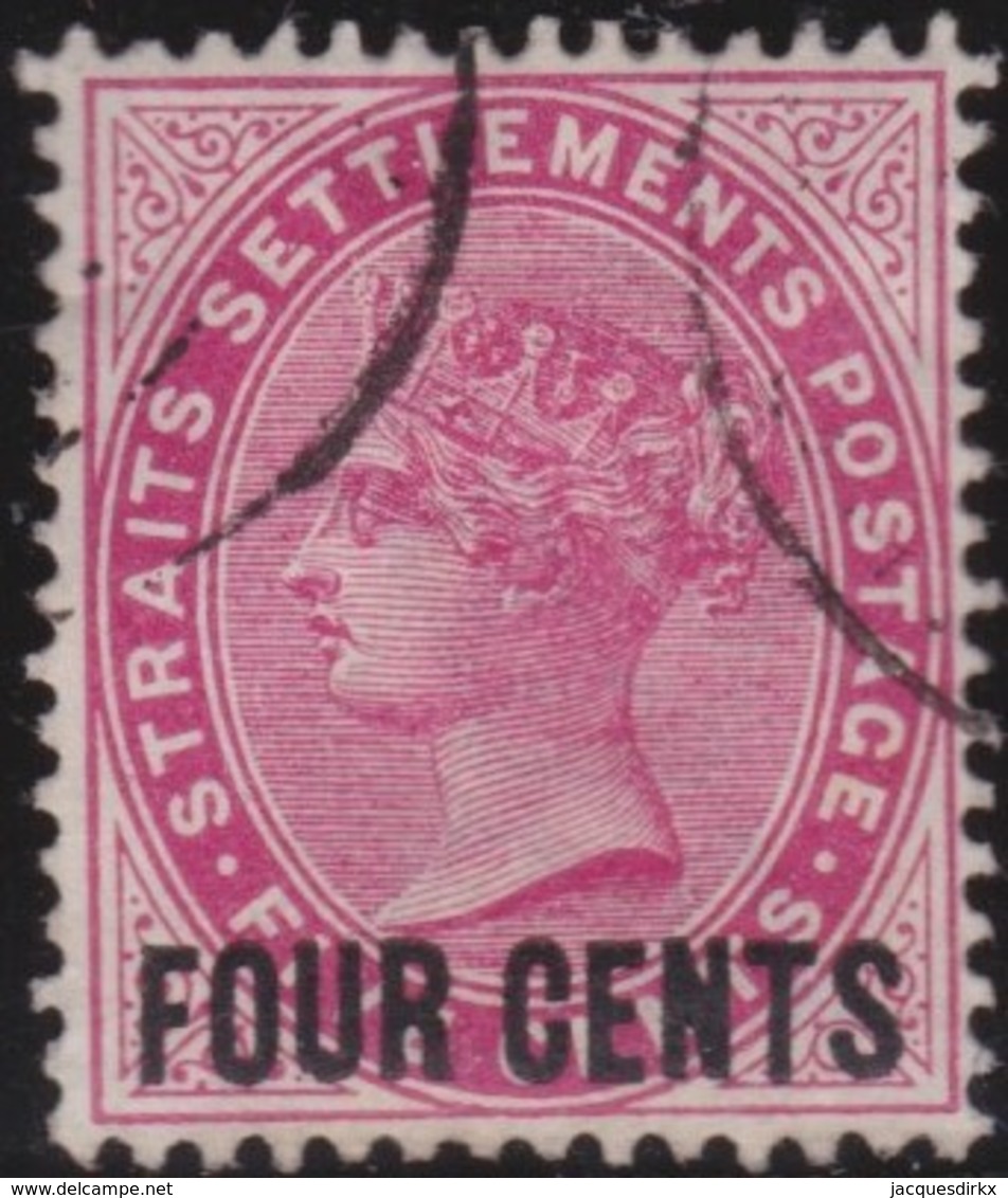 Straits Settlements   .   SG     .    109       .      O      .     Cancelled      .   /    .  Gebruikt - Straits Settlements