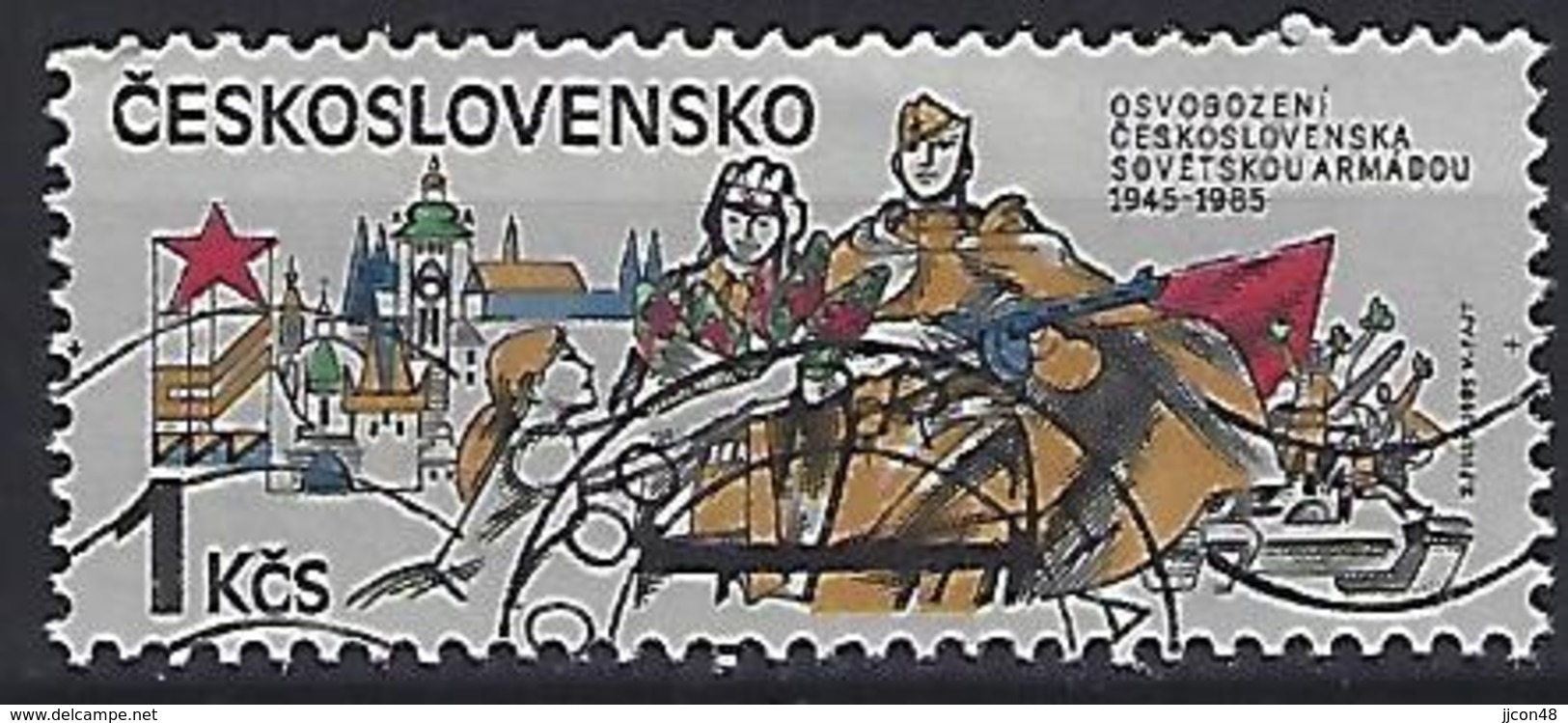 Czechoslovakia 1985  Anniversaries (o) Mi.2813 - Used Stamps