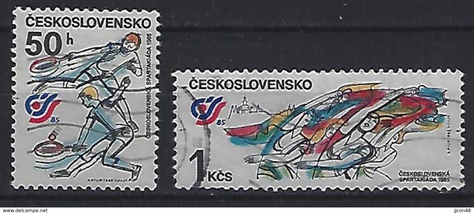 Czechoslovakia 1985  National Spartakiad (o) Mi.2817-2818 - Used Stamps