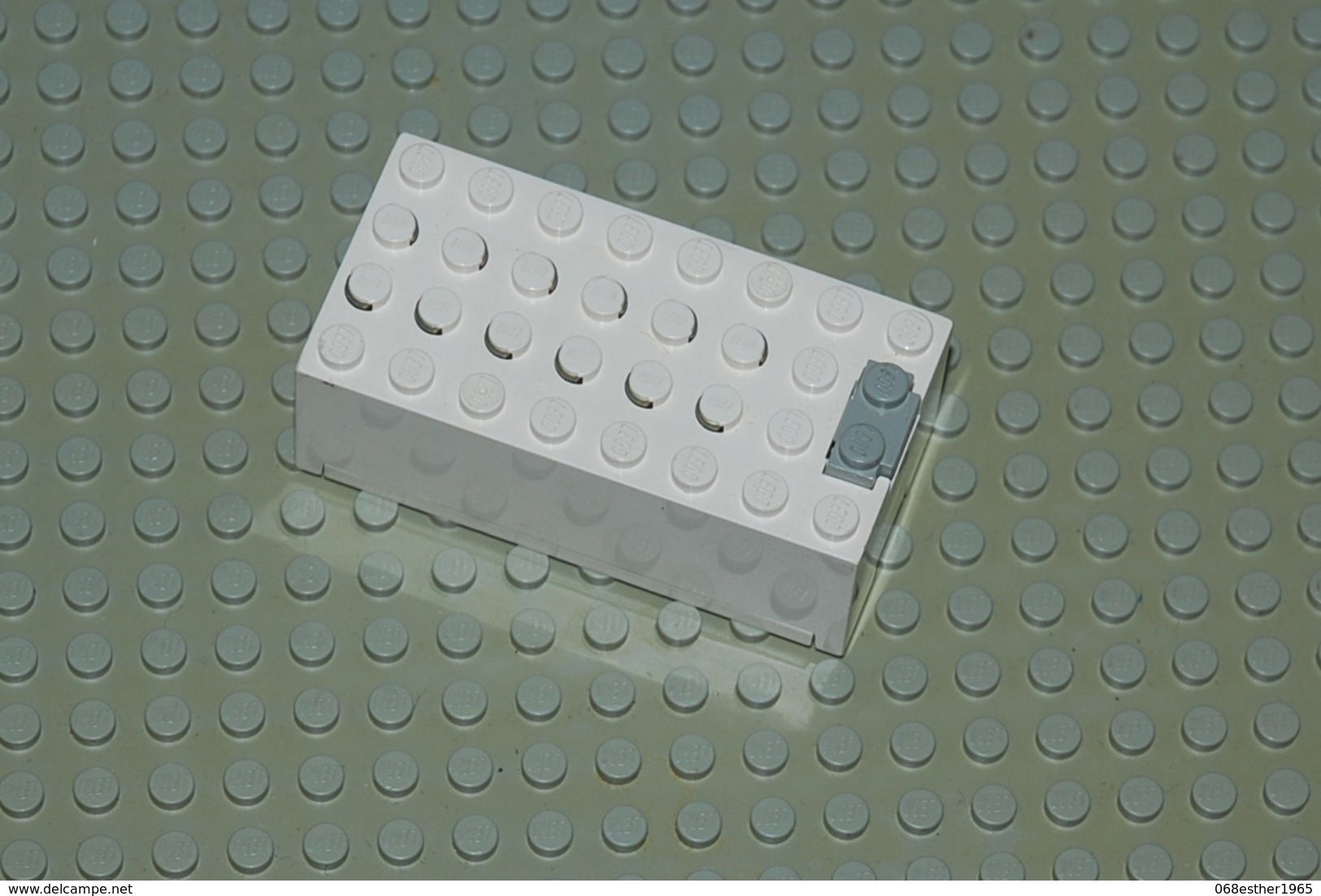 Lego Electric Boitier Pile 9v Blanc Ref 4760c01 - Lego Technic