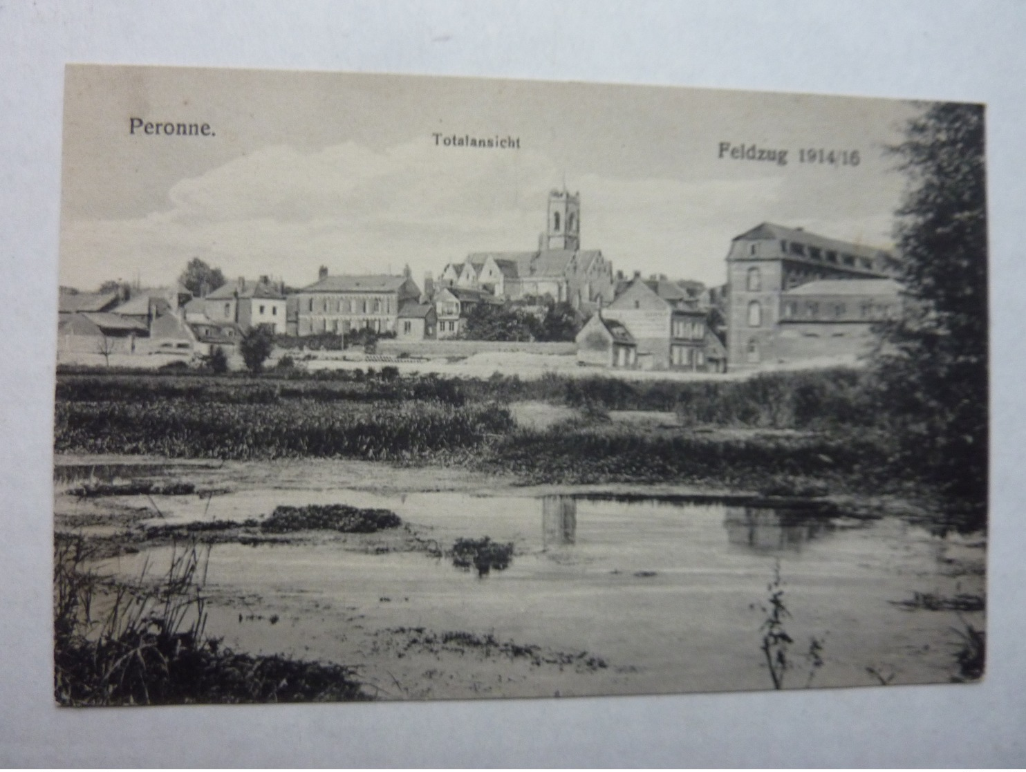 CPA Peronne Somme 1916 Franchise Militaire - Peronne