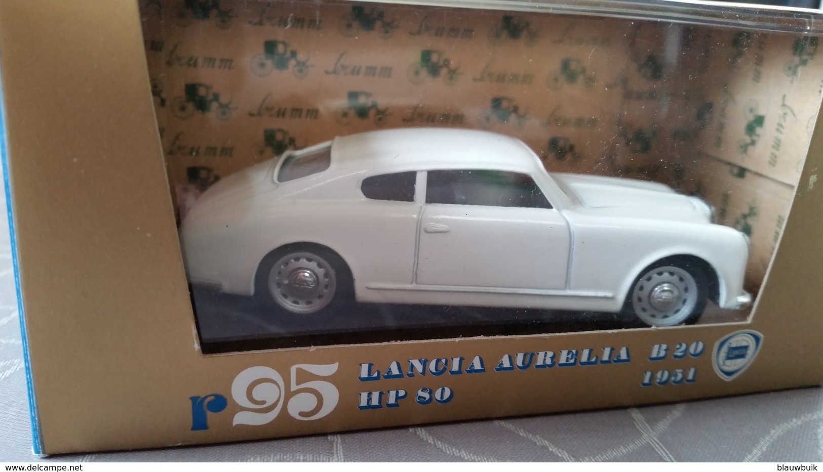 1/43 Brumm (Italy) Lancia Aurelia B20 HP80 1951 #95 Wit - Brumm