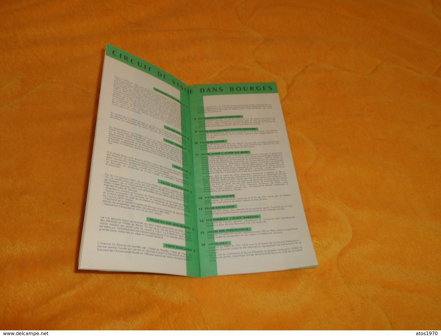 LIVRET DE 24 PAGES DATE ?.../ FRANCE BERRY LE CHER... - Toeristische Brochures