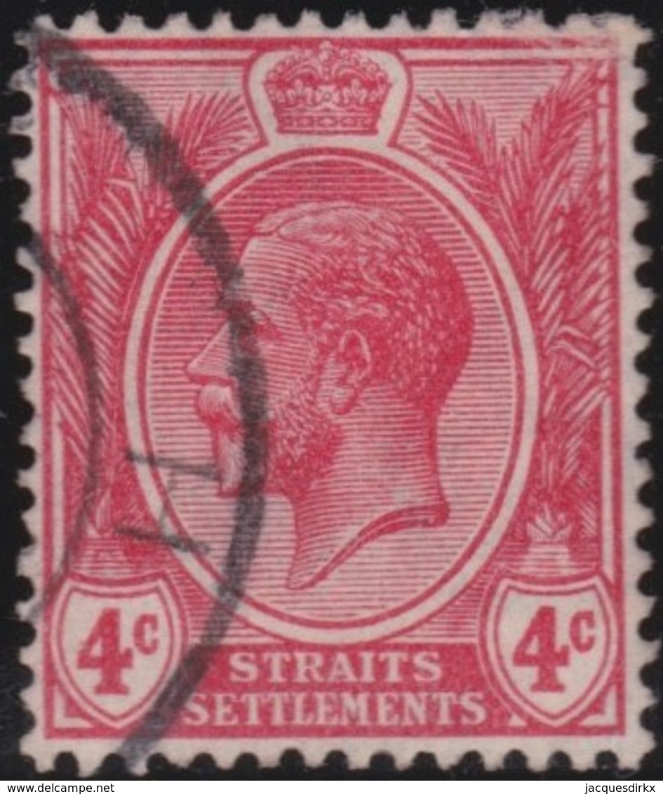 Straits Settlements   .   SG     .    222      .      O         .     Cancelled      .   /    .  Gebruikt - Straits Settlements