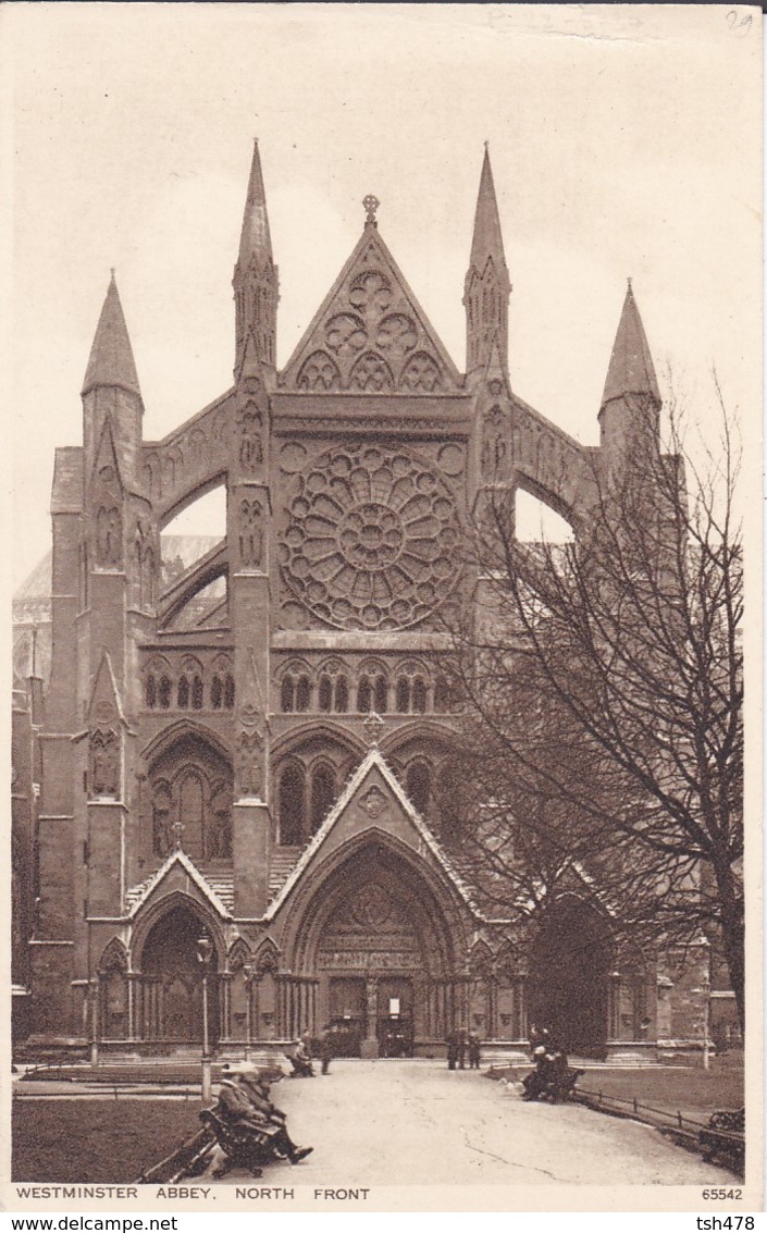 ANGLETERRE---LONDON--westminster Abbey---north Front--voir 2 Scans - Westminster Abbey