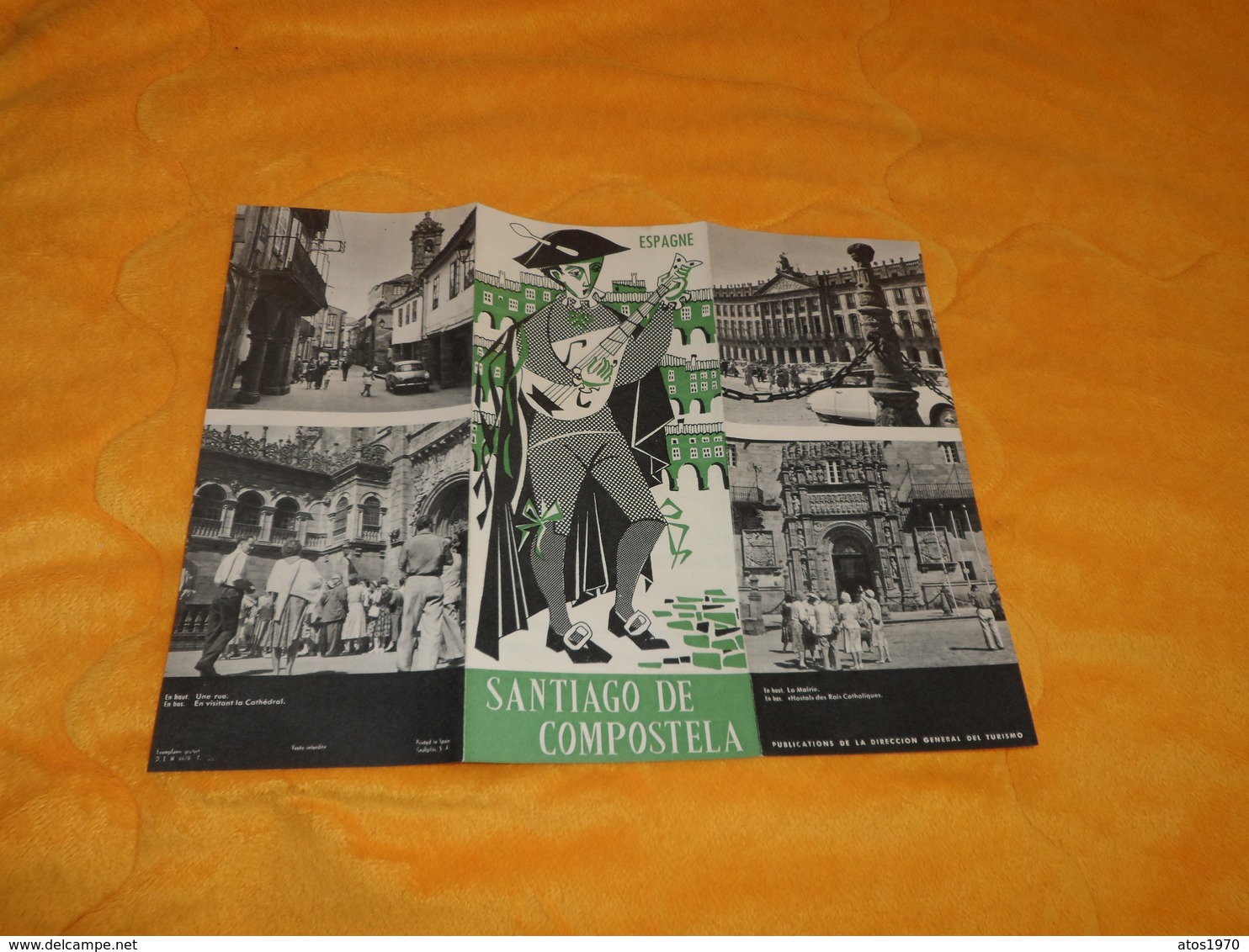 DEPLIANT ESPAGNE SANTIAGO DE COMPOSTELA...DATE ?... - Tourism Brochures