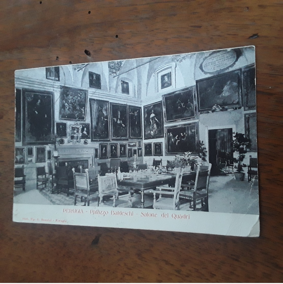 Cartolina Postale, 1922 Perugia Palazzo Baldeschi - Perugia