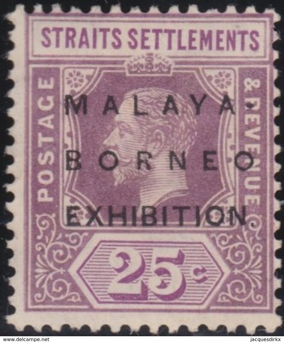 Straits Settlements   .   SG     .      245       .    *         .    Mint-hinged     .   /    .  Ongebruikt - Straits Settlements