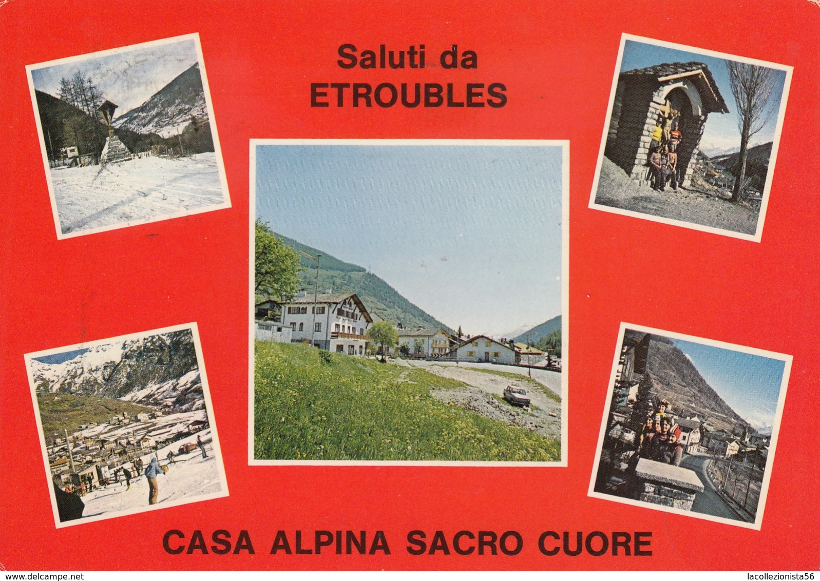 9416-SALUTI DA ETROUBLES(AOSTA)-CASA ALPINA SACRO CUORE-FG - Saluti Da.../ Gruss Aus...