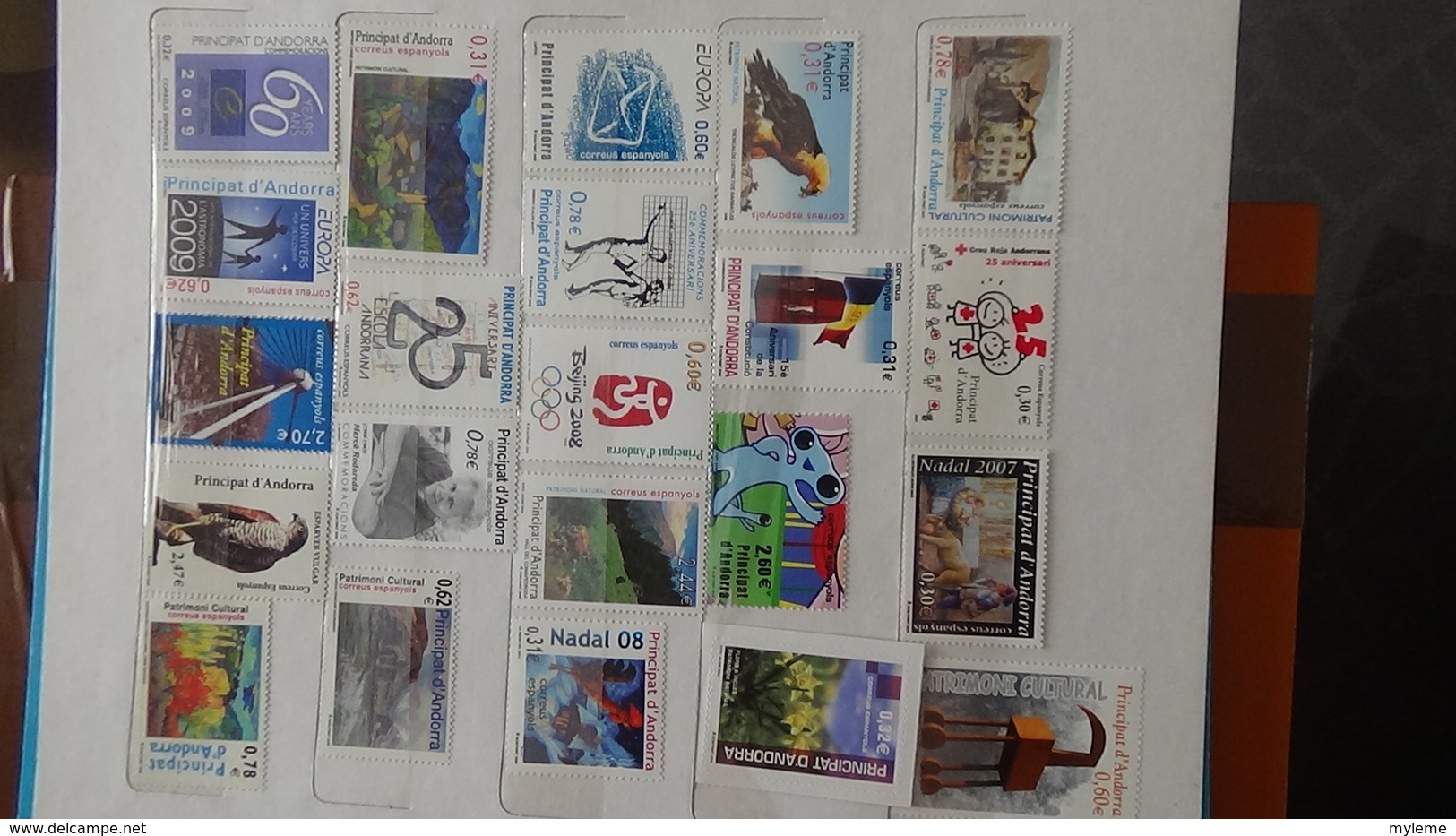 Collection Timbres Andorre (bonne Faciale En Euro) ** + Espagne ** + Nations Unies ** + Autres ** - Collections (with Albums)