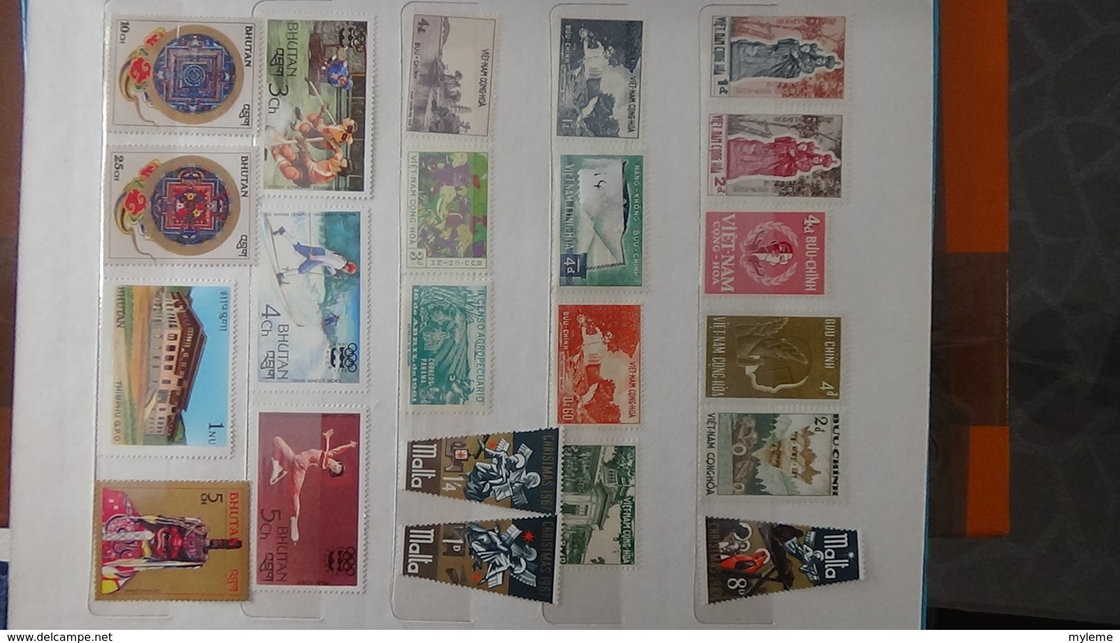 Collection timbres Andorre (bonne faciale en euro) ** + Espagne ** + Nations Unies ** + autres **