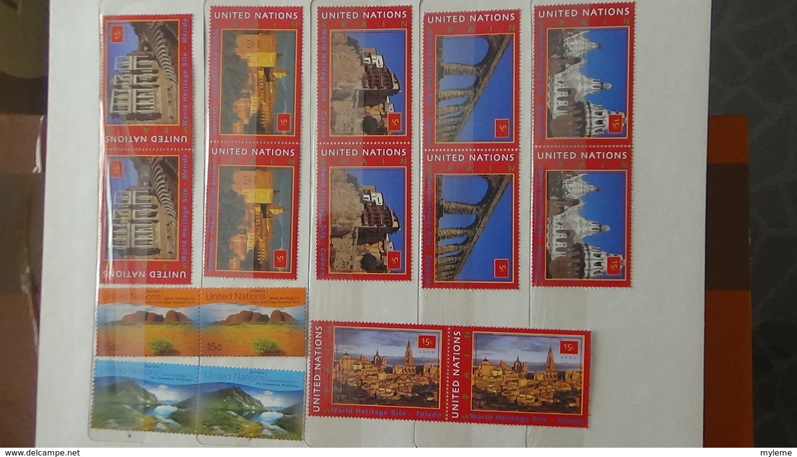 Collection timbres Andorre (bonne faciale en euro) ** + Espagne ** + Nations Unies ** + autres **