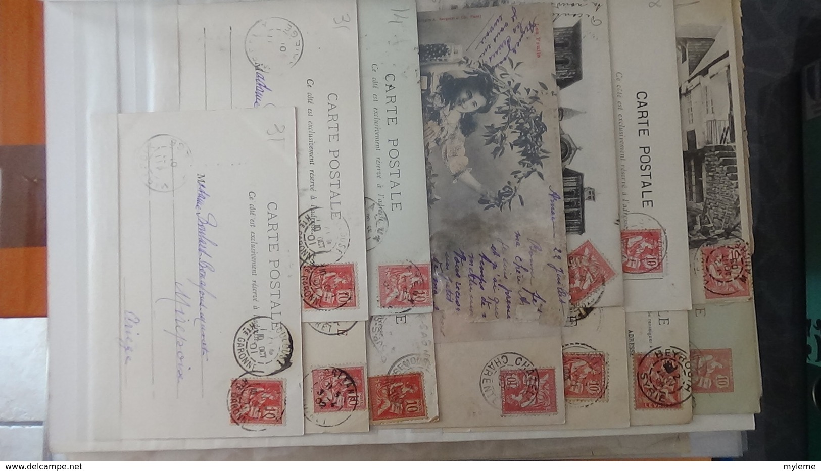 Lot D'enveloppes Anciennes De France Très Sympa !!! - Collections (with Albums)