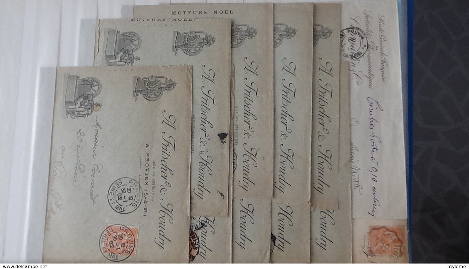 Lot D'enveloppes Anciennes De France Très Sympa !!! - Collections (with Albums)