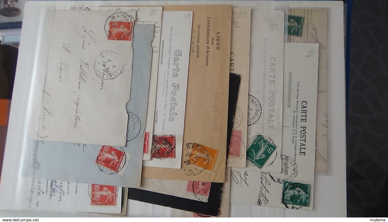 Lot d'enveloppes anciennes de France Très sympa !!!