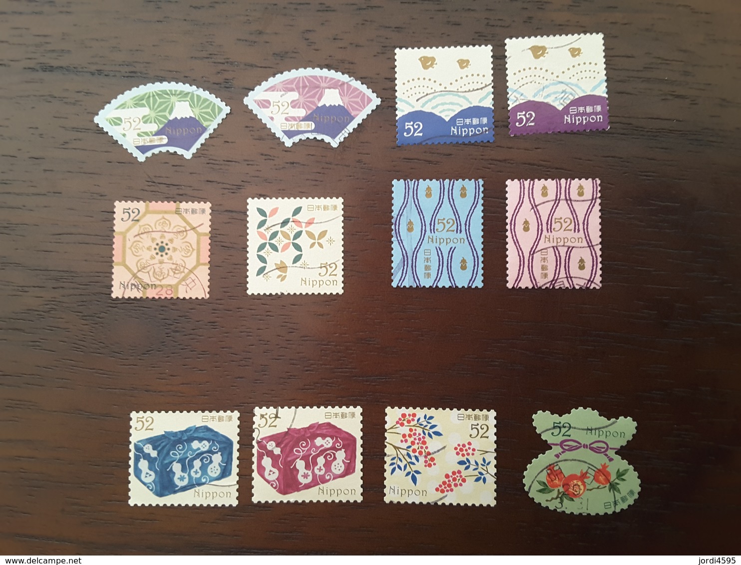 Japan Lot Used 2016 /2017  Traditional Japanese Design 52 - Used Stamps