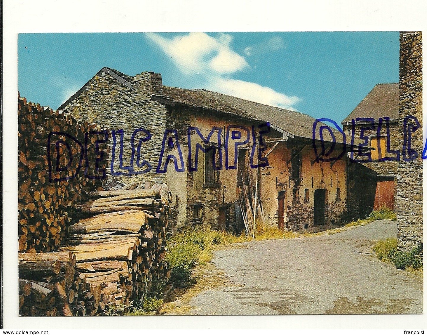 Vieille Maison Ardennaise, Stères De Bois. Edition De Mario. EDY - Autres & Non Classés