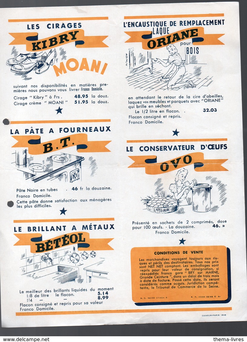 Paris 10e: Rue Bouchardon : Prospectus BELCOLOR Produits D'entretien  (PPP18761) - Publicidad