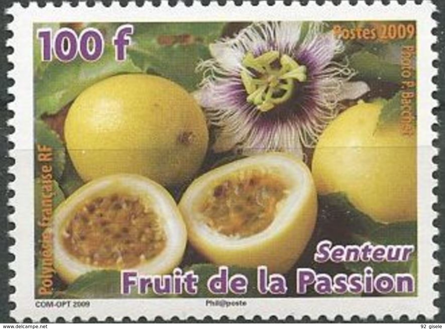 Polynésie YT 878 " Fruits De La Passion " 2009 Neuf** - Neufs