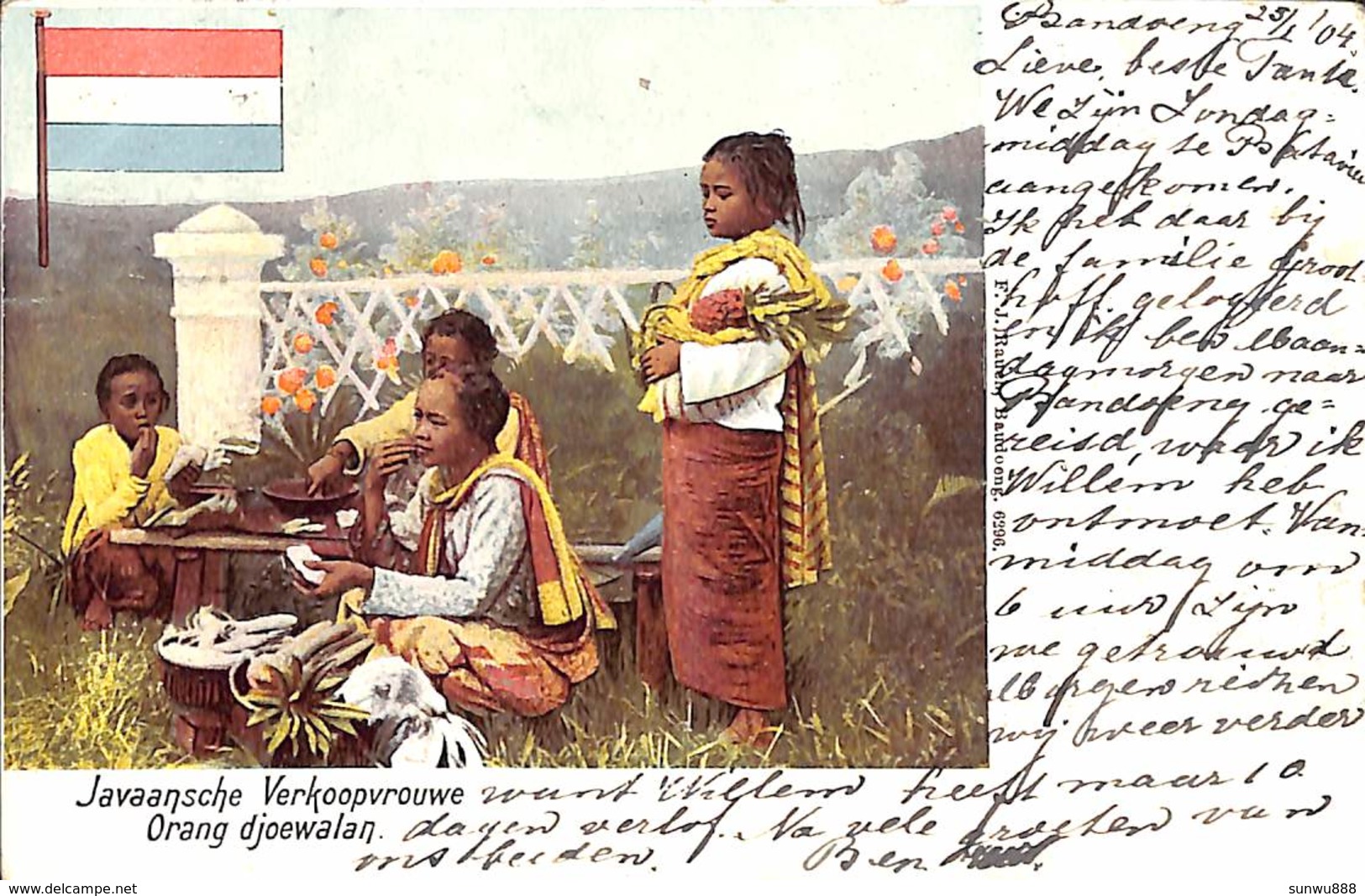Javaansche Verkoopvrouwe (1904, Animation, Stoomschepen Chop) - Indonesia