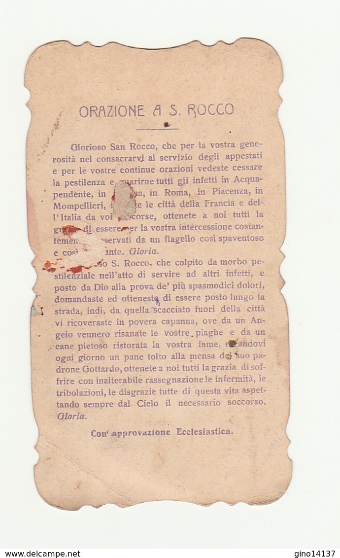 Santino Con Preghiera - SAN GIOVANNI DECOLLATO Con Approvazione Ecclesiastica - Religione & Esoterismo