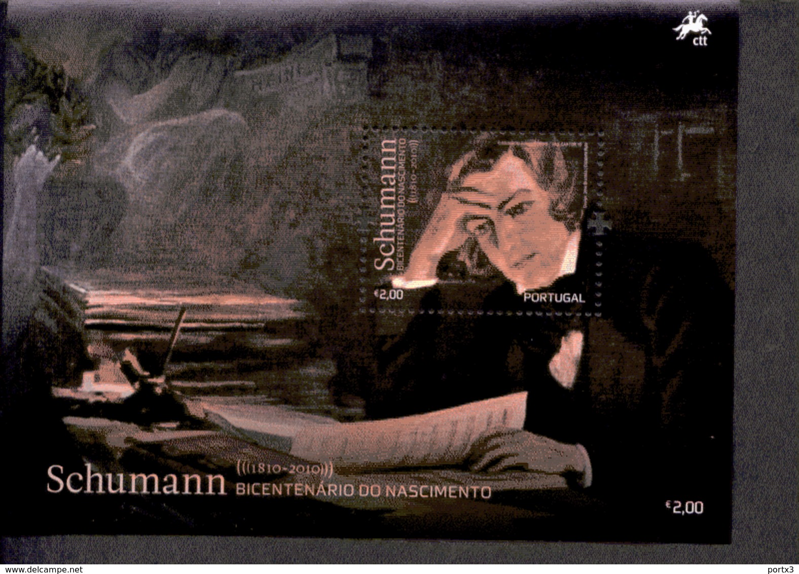 Por. Block 293 Schumann ** MNH Postfrisch - Blocs-feuillets