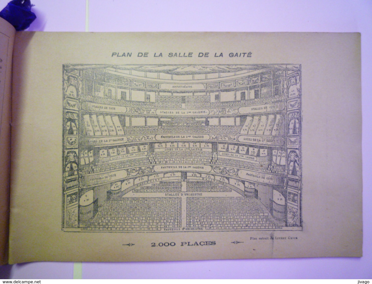 2019 - 1647  JOLI  PROGRAMME Du Théâtre De La Gaité  1896-1897  (28 Pages)    - Programmes