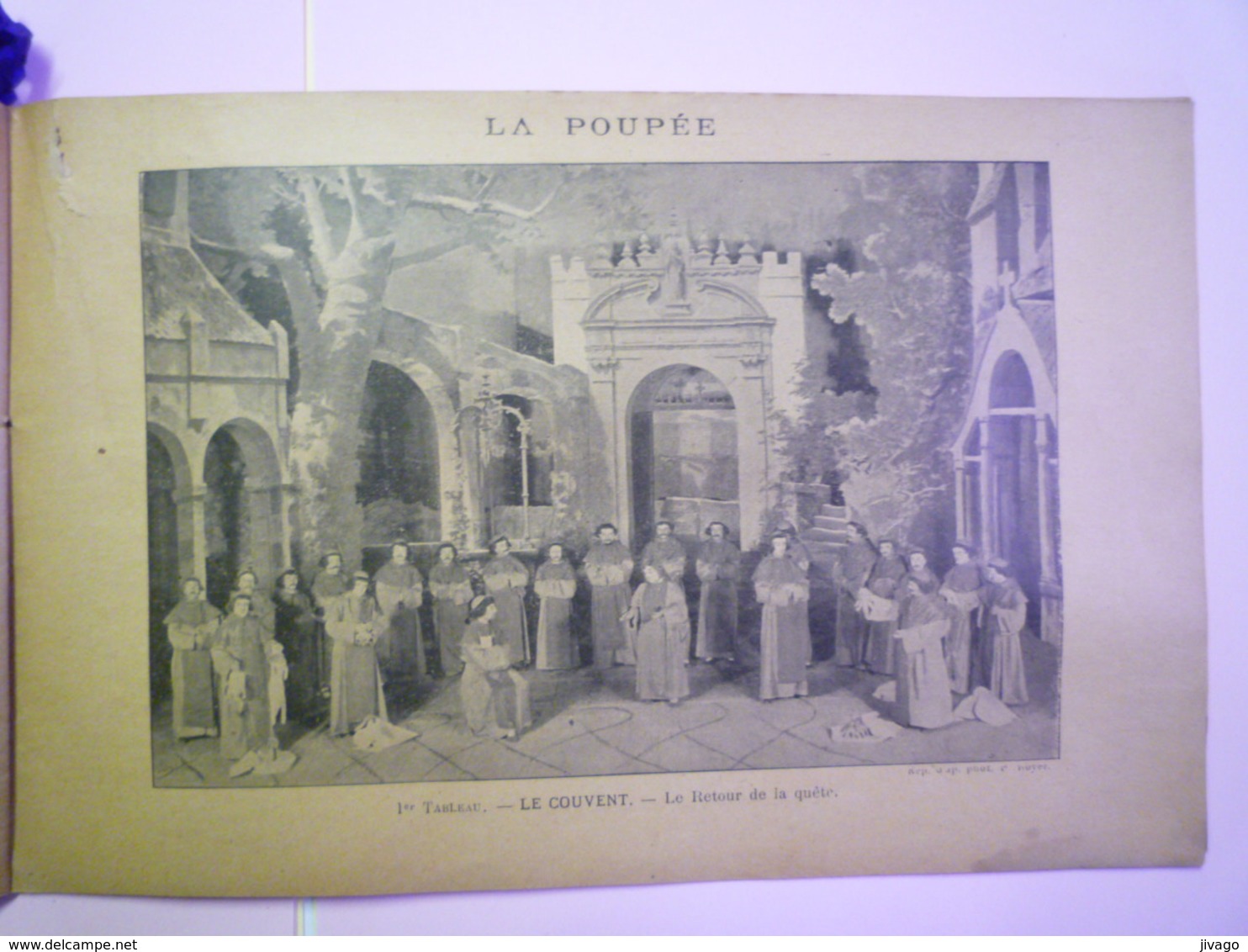 2019 - 1647  JOLI  PROGRAMME du Théâtre de la Gaité  1896-1897  (28 pages)   