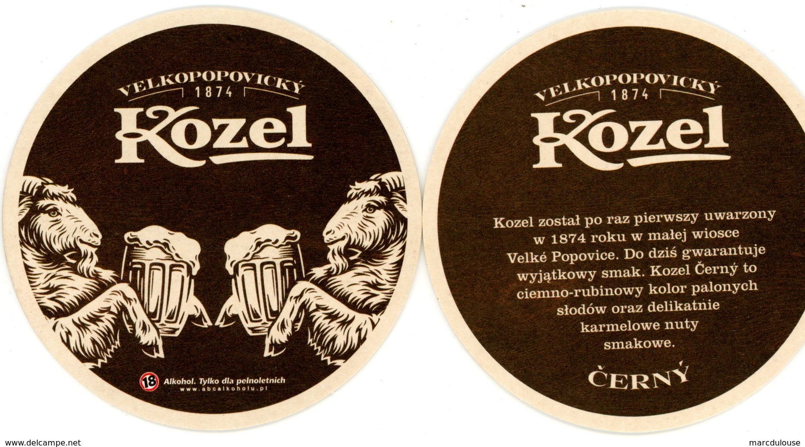 Czech Republic. Kozel. Velkopopovicky. Kozel Zostal Po Raz Pierwszy Uwarzony W 1874 Roku W Malej Wiosce Velke Popovice. - Sous-bocks