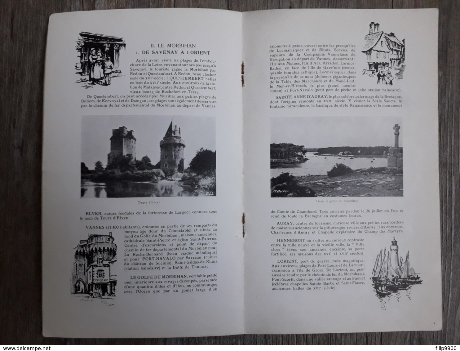 Bretagne Côte Sud - Chemin De Fer De Paris à Orléans - 1926 - Tourism Brochures