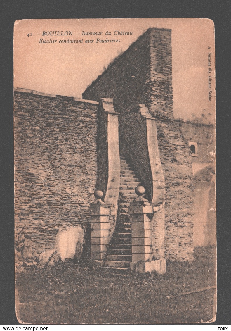 Bouillon - Intérieur Du Château - Escalier Conduisant Aux Poudrières - Bouillon