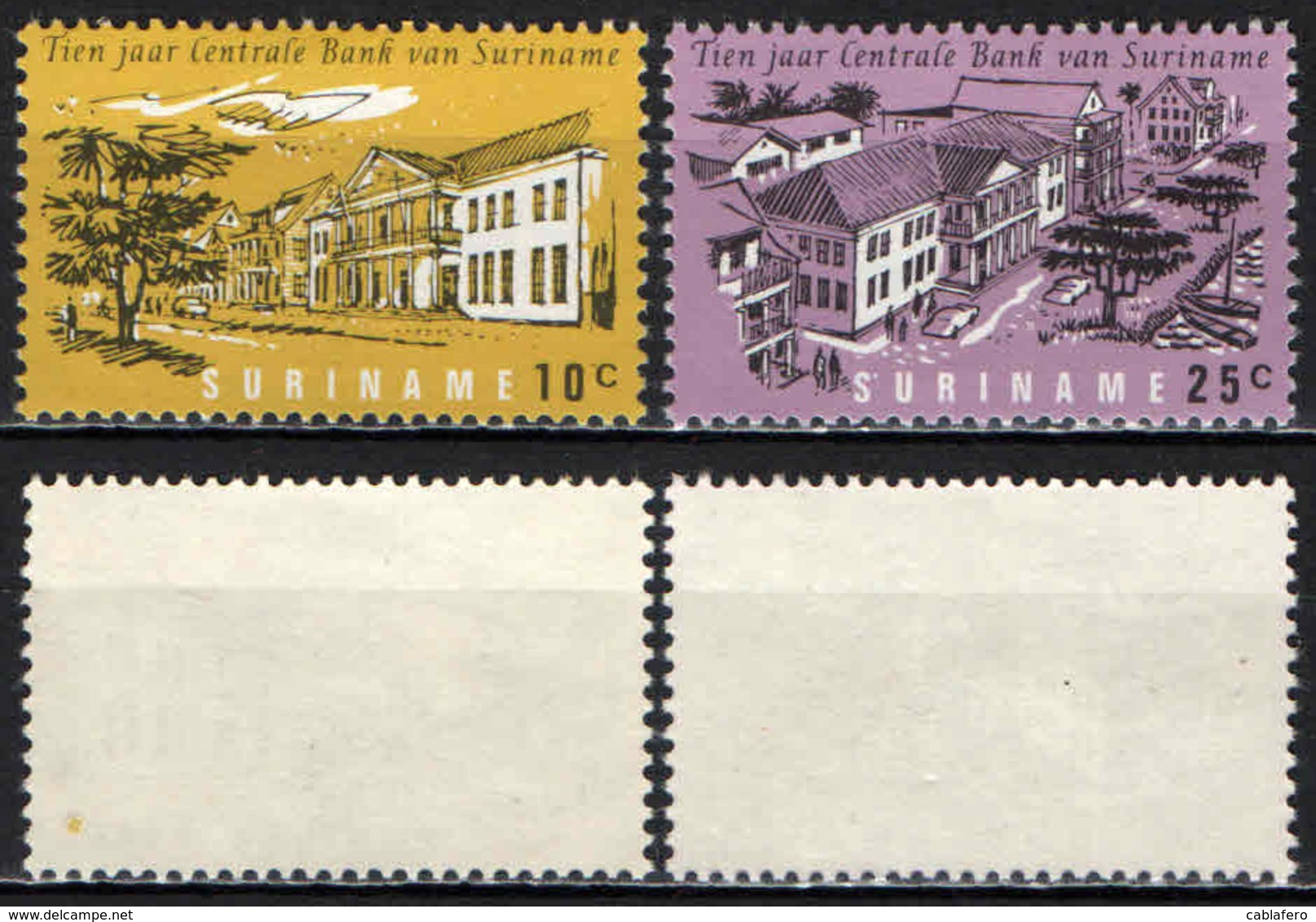 SURINAME - 1967 - Central Bank Of Surinam, 10th Anniv - MH - Suriname