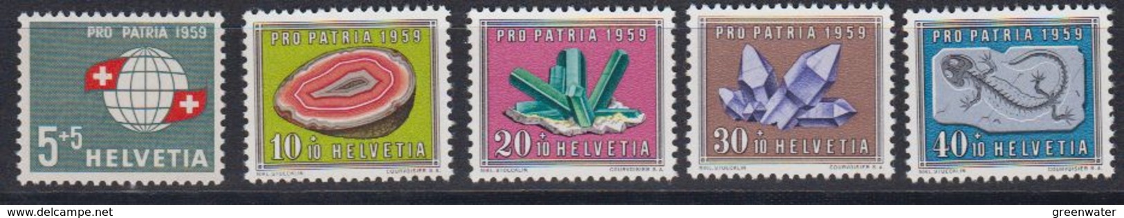 Switzerland 1959 Pro Patria 5v  ** Mnh (43154) - Ongebruikt