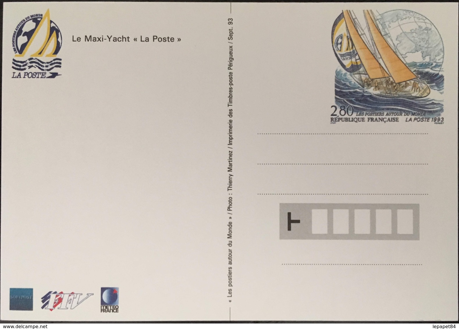 Entier Postal 2831-CP1- Les Postiers Autour Du Monde - Cartes Postales Types Et TSC (avant 1995)