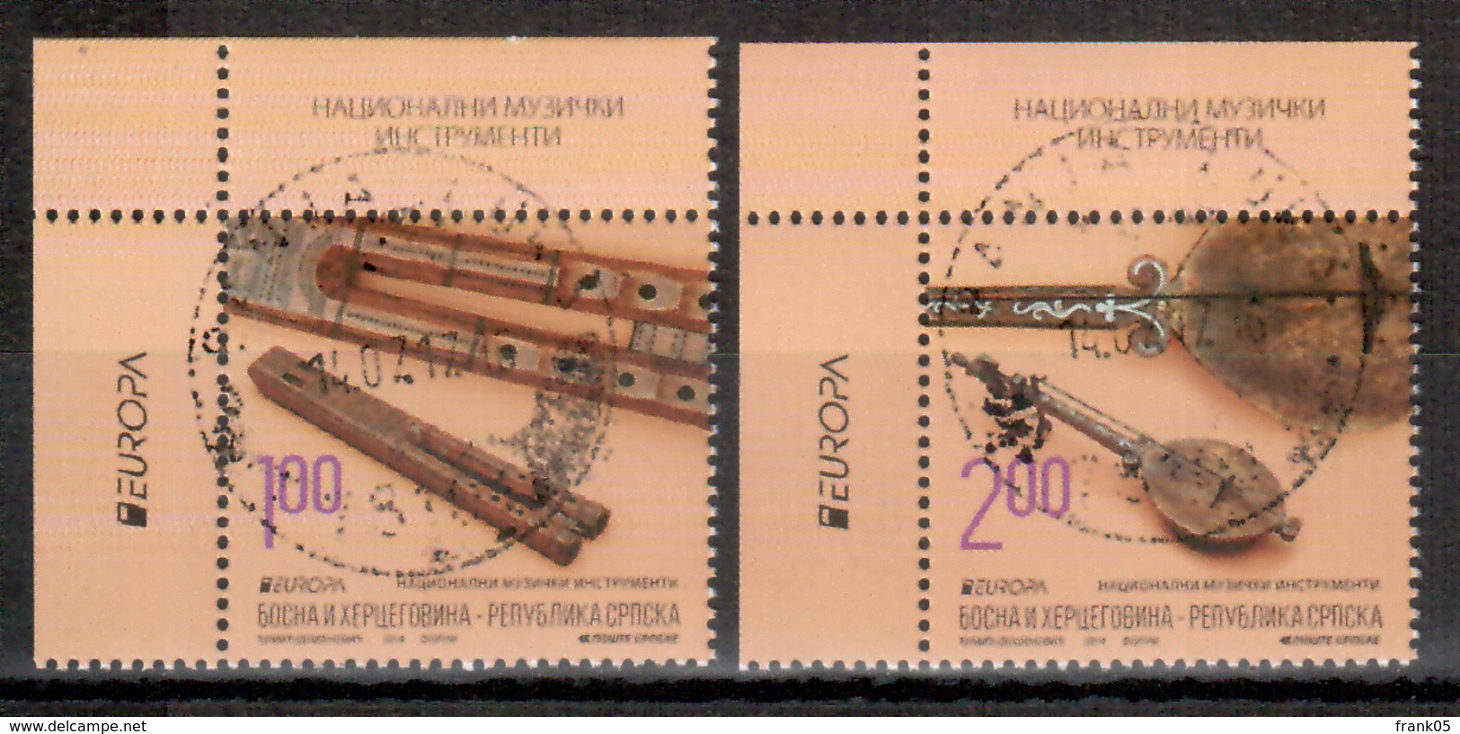 Bosnien-Herzegowina (serbisch) / Bosnia-Herzegowina (serbian Post) 2014 Satz/set EUROPA Gestempelt/used - 2014