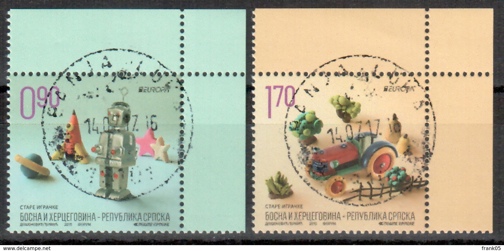 Bosnien-Herzegowina (serbisch) / Bosnia-Herzegowina (serbian Post) 2015 Satz/set EUROPA Gestempelt/used - 2015