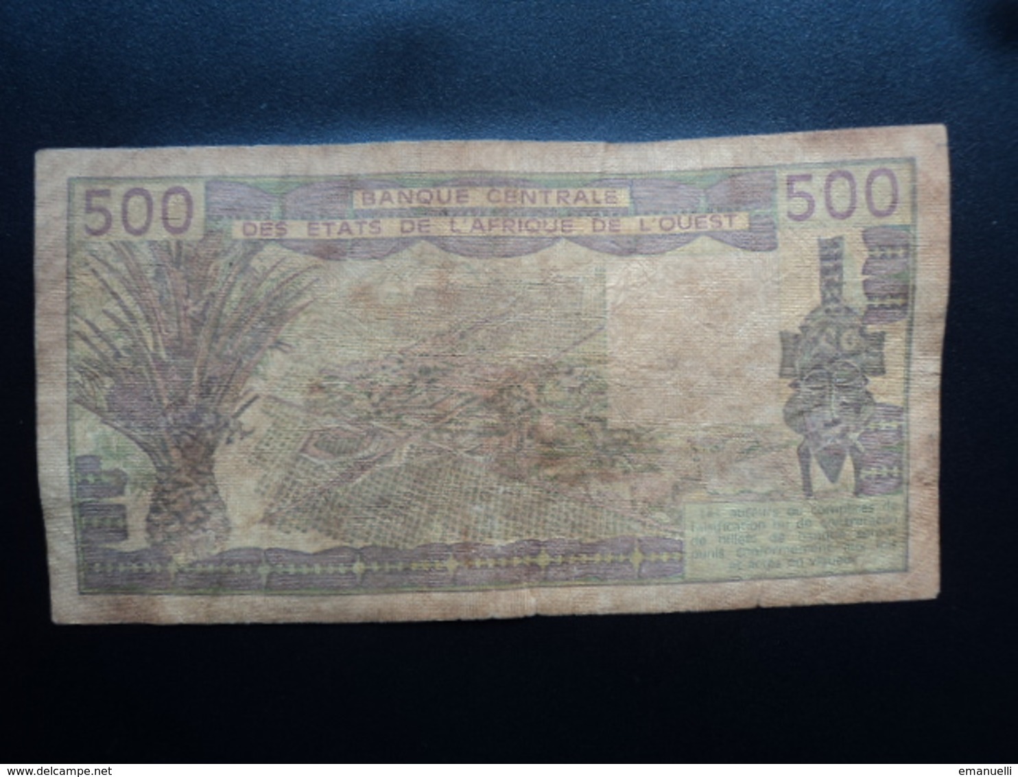 CÔTE D'IVOIRE : 500 FRANCS   1981   P 106Ab (BF)    B+ à Presque TB * - Costa De Marfil