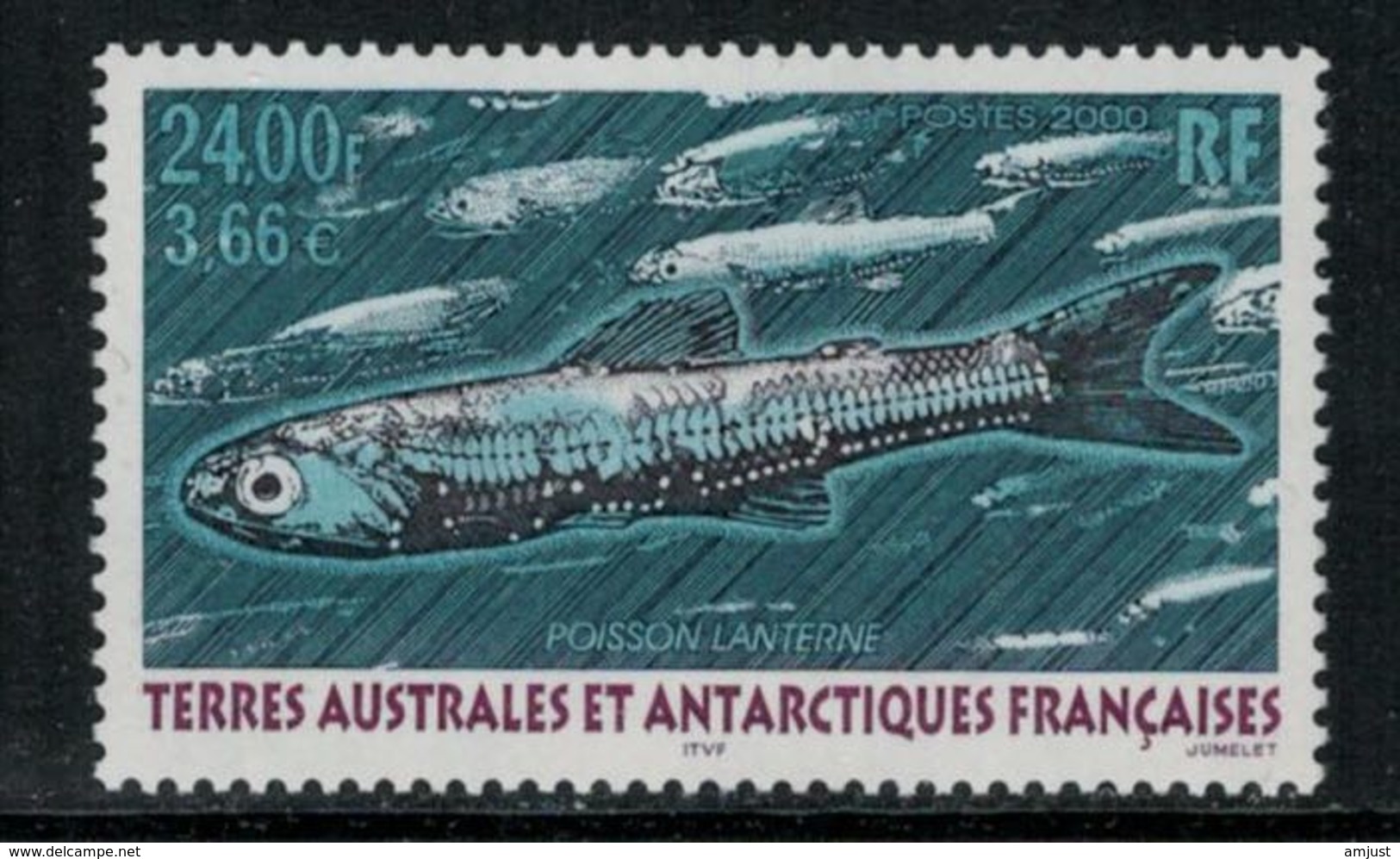 T.A.A.F. // 2000 //  No.268 Y&T Neuf** Faune, Poisson Lanterne - Unused Stamps