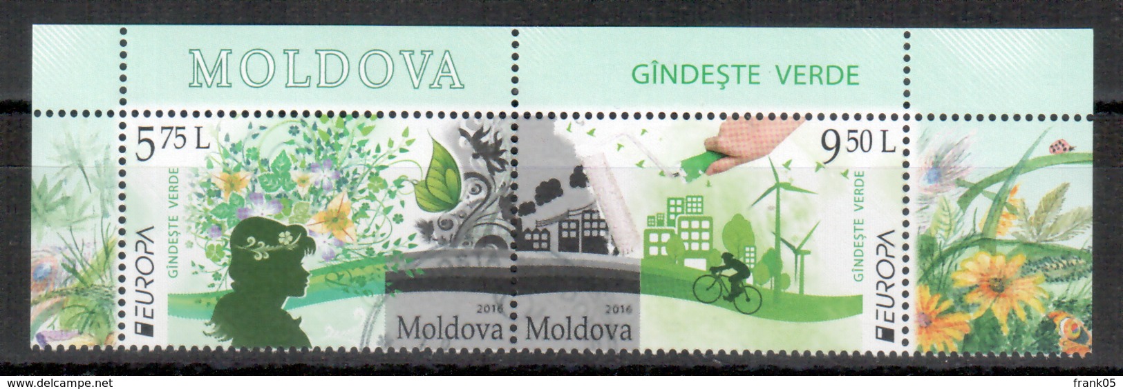 Moldawien / Moldova / Moldavie 2016 Paar Aus MH/pair EUROPA Gestempelt/used - 2016