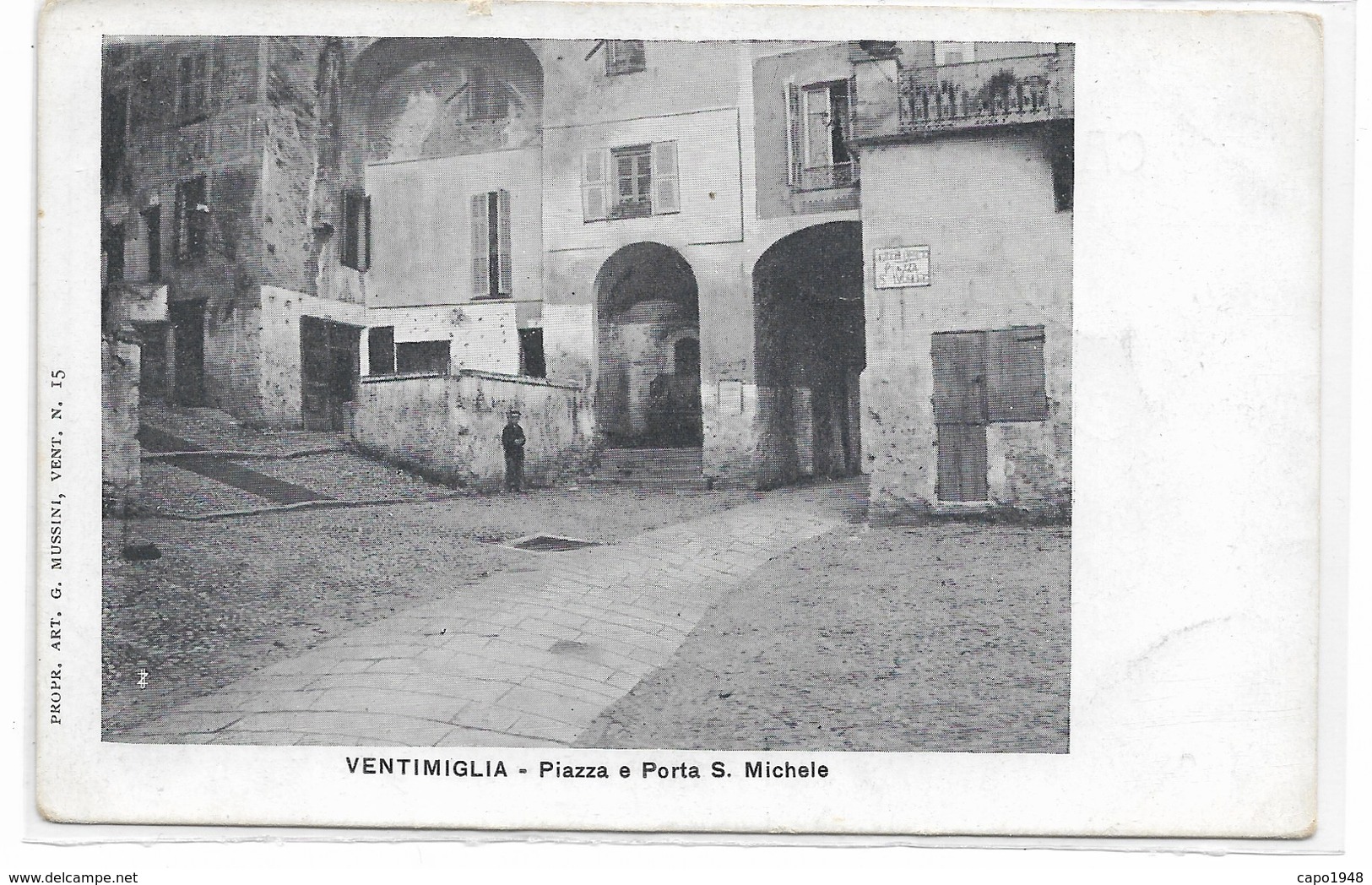 CARD VENTIMIGLIA  PIAZZA E PORTA SAN MICHELE (IMPERIA)-FP-N-2-  0882- 29007 - Imperia