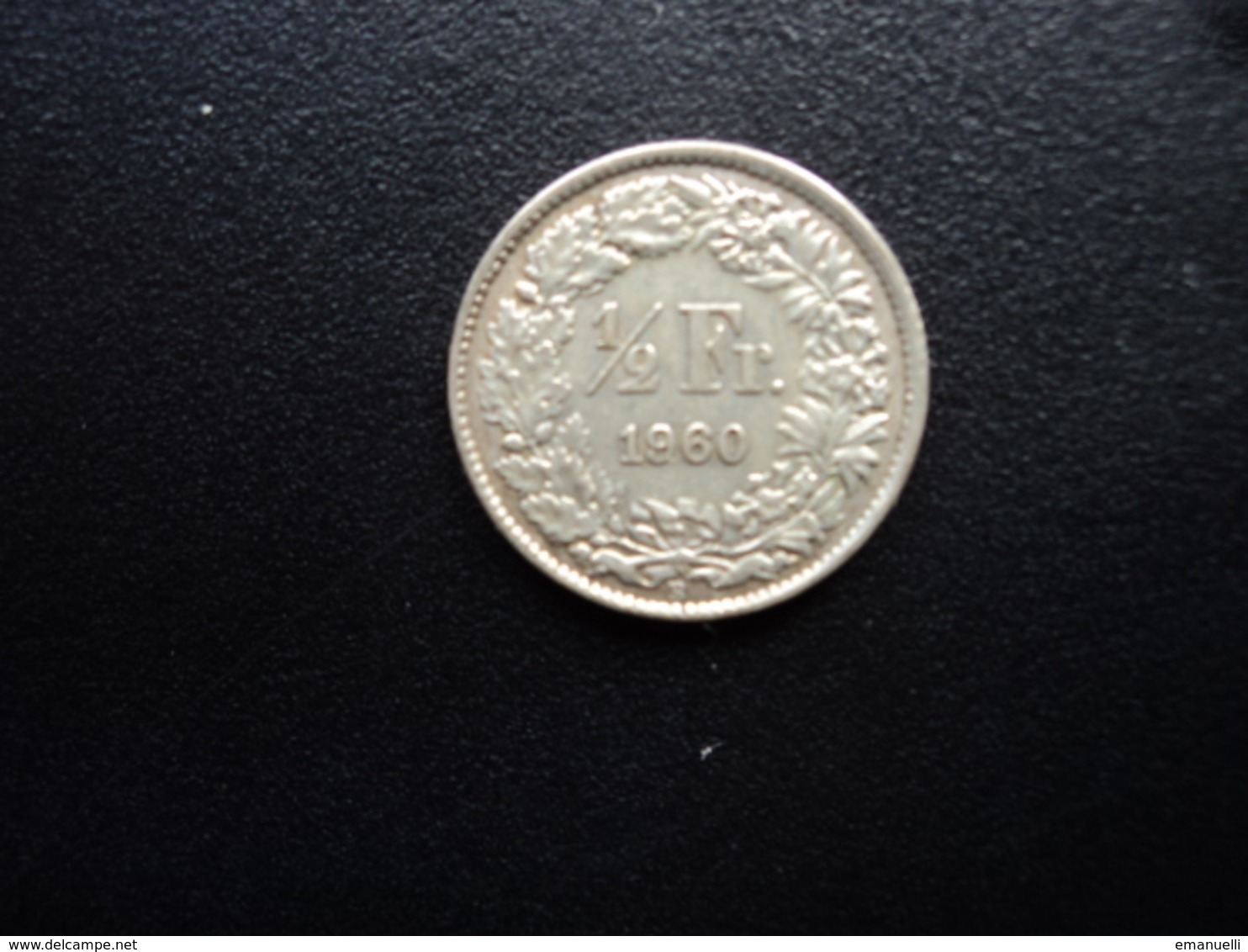 SUISSE : 1/2 FRANC   1960 B    KM 23     TTB - 1/2 Franken