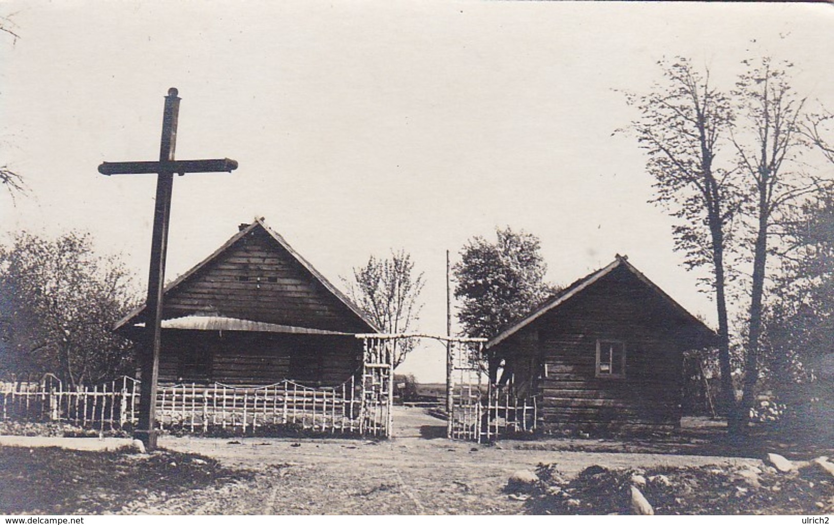 AK Kozenyaty - Holzhäuser Baracken Mit Kreuz - Belarus - Ca. 1915 (41807) - Weißrussland